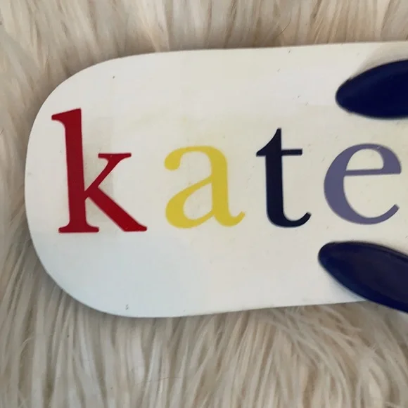Kate Spade Flip Flops Size 7-8 - Picture 7 of 12